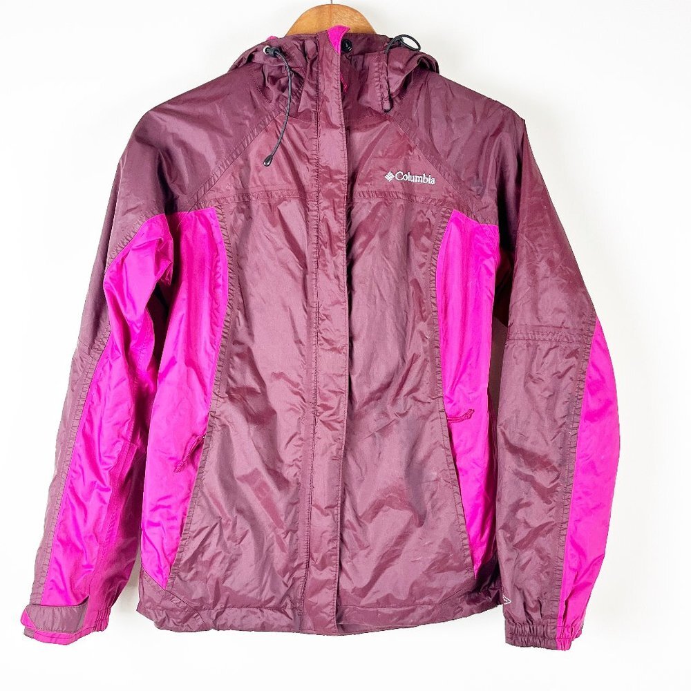 2/$30 Columbia Omni-Tech Purple Pink Ski Jacket S